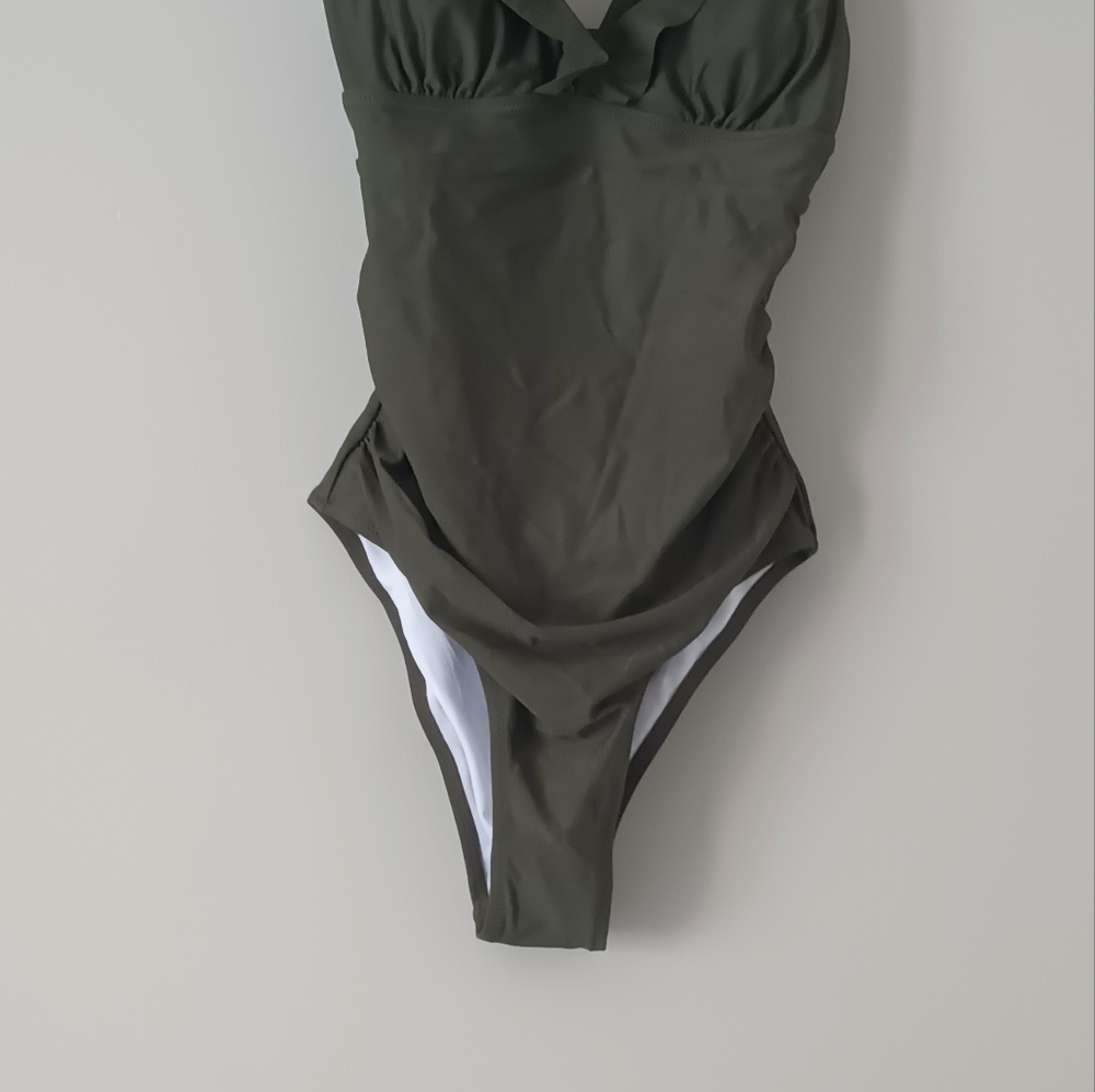 Cupshe women's bathing suit army green size xs